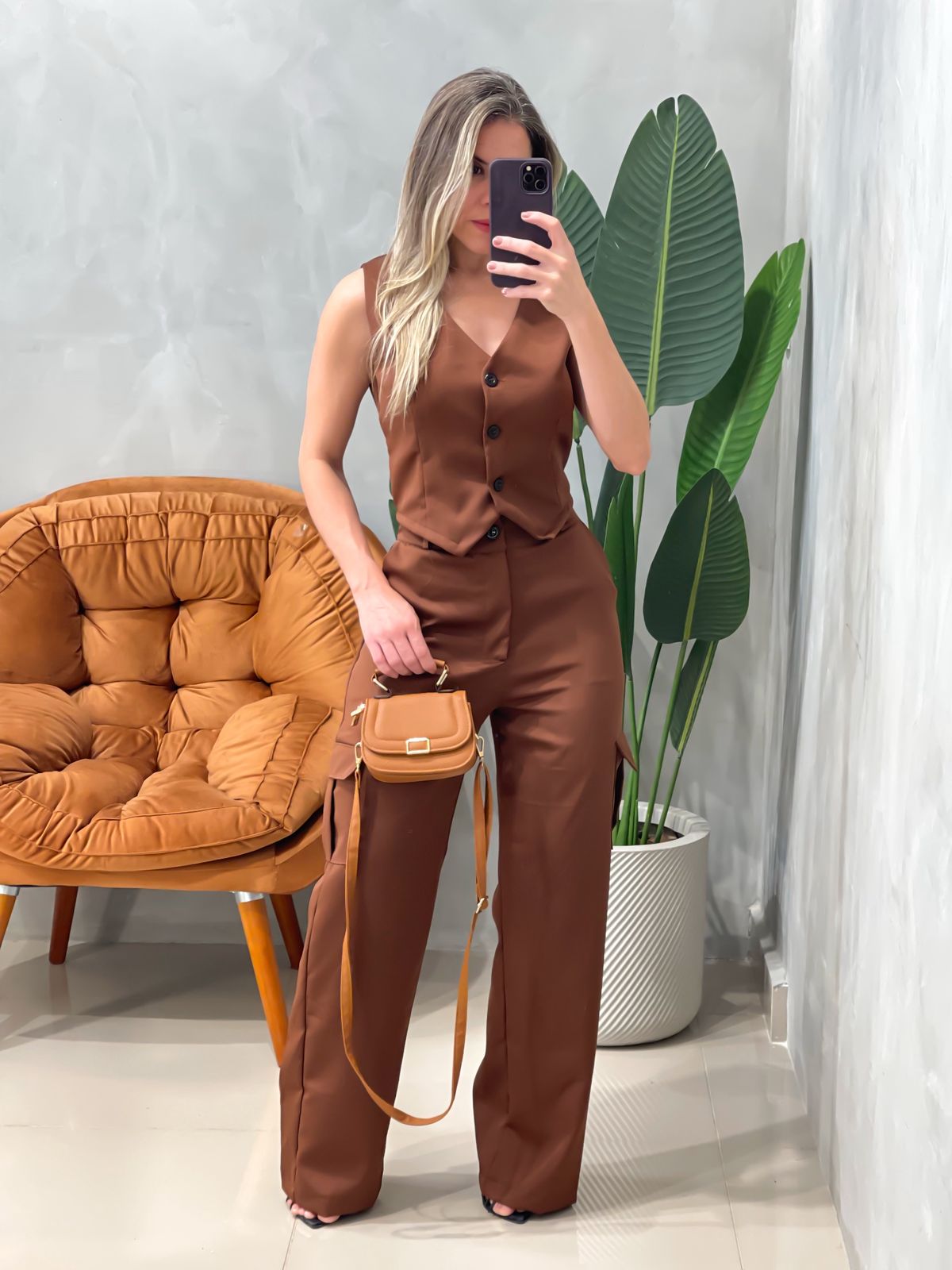 Colete em Alfaiataria Luara