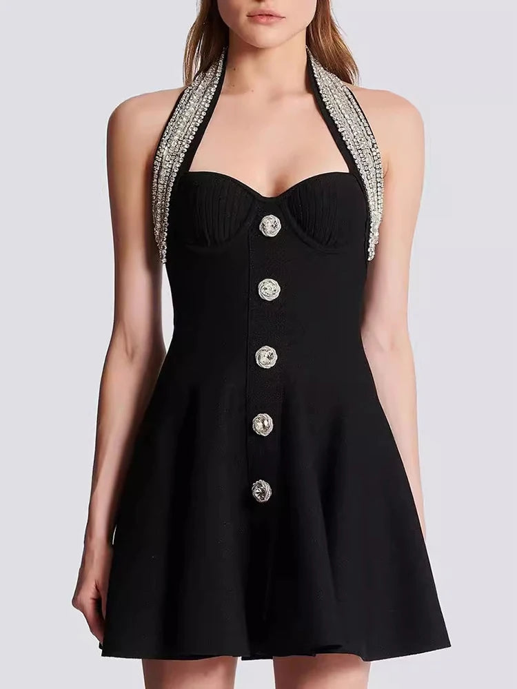 DEAT – Vestido feminino de festa. 