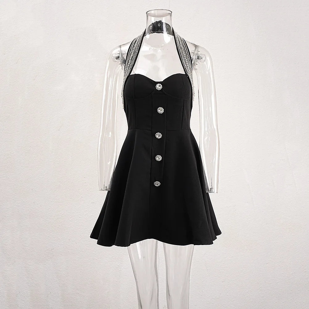 DEAT – Vestido feminino de festa. 