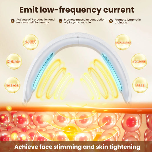 Dispositivo Elétrico de Lifting Facial EMS com Microcorrente