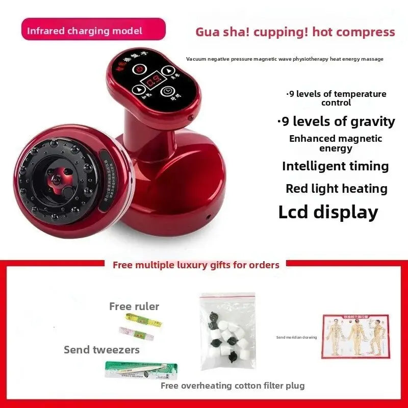 Aparelho Removedor De Celulite e Modelador a Vácuo com LED Redutor