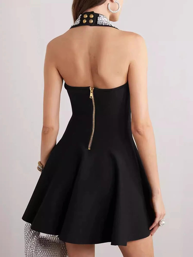 DEAT – Vestido feminino de festa. 