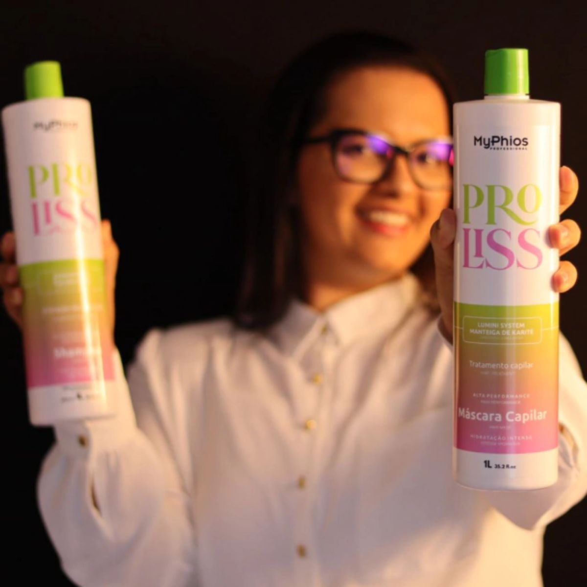 Kit MyPhios Progressiva Orgânica Proliss 2l Shampoo+Gloss 