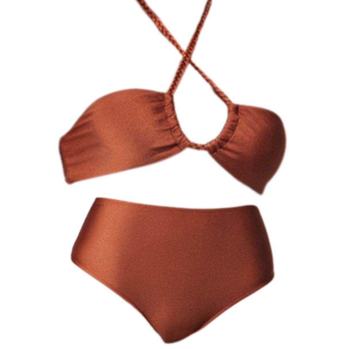 Biquini Hotpants om Trança Decote L'evo