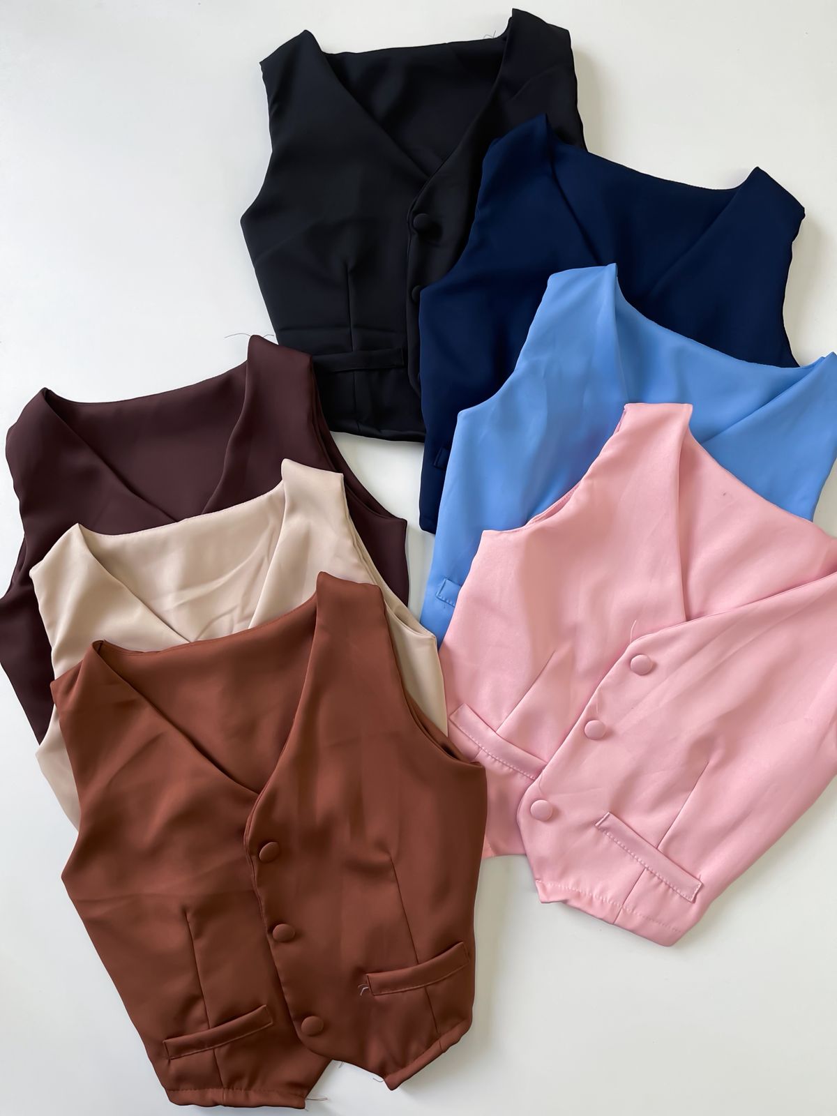 Colete em Alfaiataria com Bolsos Falsos Laura