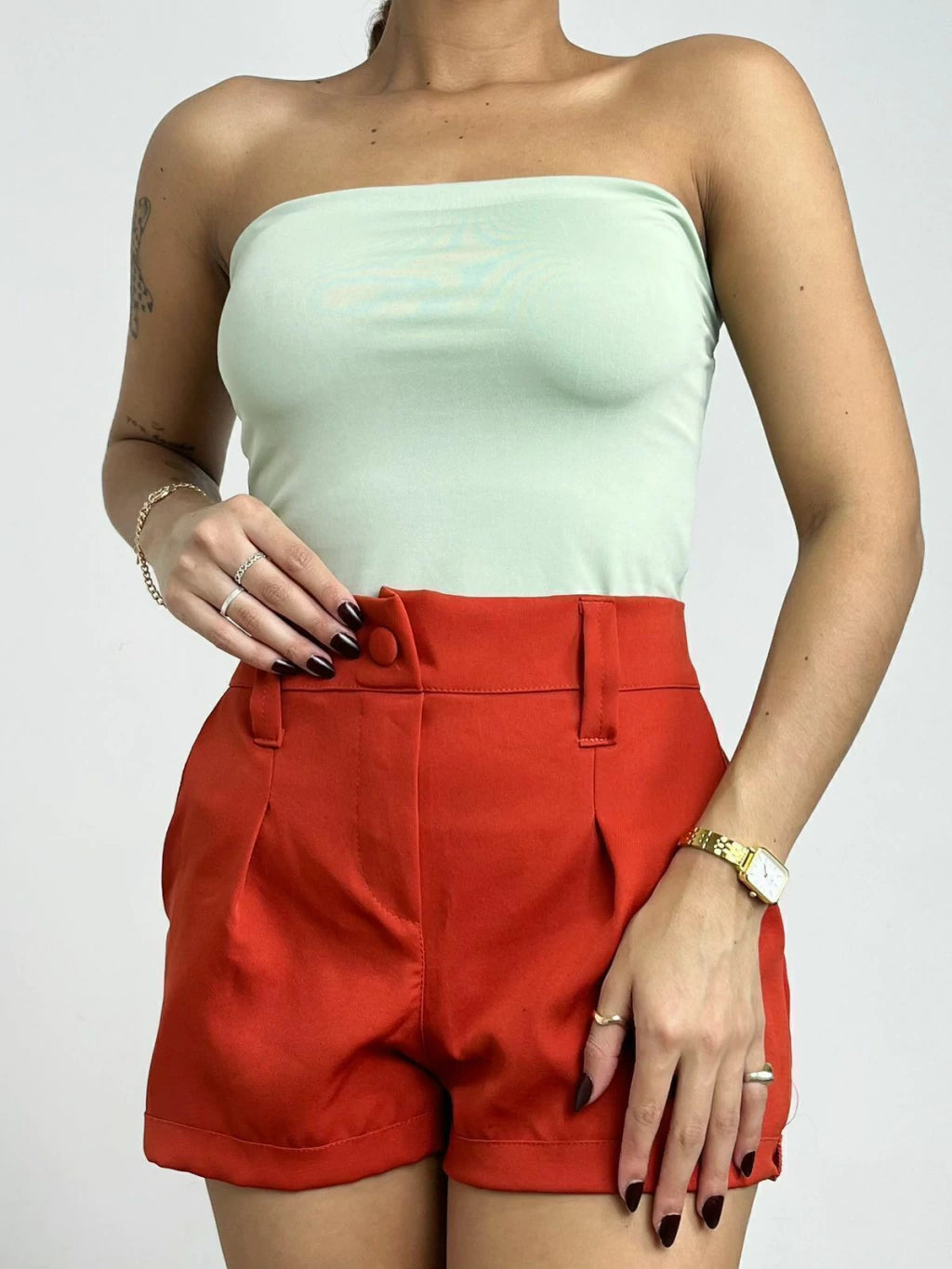 Body Feminino Sem Alça Tina